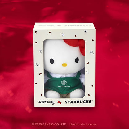 Boxed Plush Hello Kitty x Starbucks
